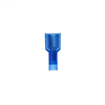 3M Fully Nylon Insulated Butted Seam Female Disconnect, 14-16AWG, 72F-250-32-NL (-40 to 105 °C), 1000 pcs