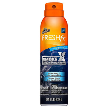Armor All 18960 Fresh FX Smoke X Odor Eliminator & Car Air Freshener Spray, Midnight Air Scent, 3.5 Oz