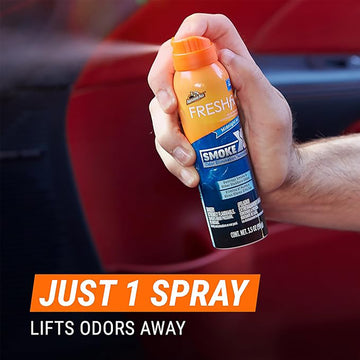 Armor All 18960 Fresh FX Smoke X Odor Eliminator & Car Air Freshener Spray, Midnight Air Scent, 3.5 Oz