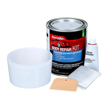 3M Bondo Body Repair Kit, 310, Car Repair & Restoration, 12.6 oz Filler & 0.5 oz Hardener