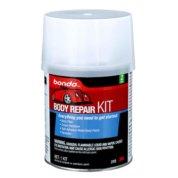 3M Bondo Body Repair Kit, 310, Car Repair & Restoration, 12.6 oz Filler & 0.5 oz Hardener