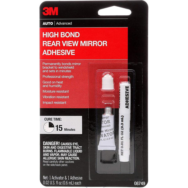 3M High-Bond Rearview Mirror Adhesive, 08749, 0.02 fl oz – Parts