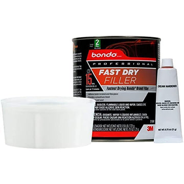 3M Bondo Professional Fast Dry Filler, 31581, 1 Quart (SANDABLE in 15 minutes)