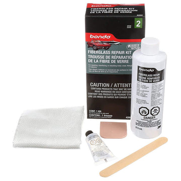 3M Bondo Fiberglass Resin Repair Kit, 00420, 0.45 Pint