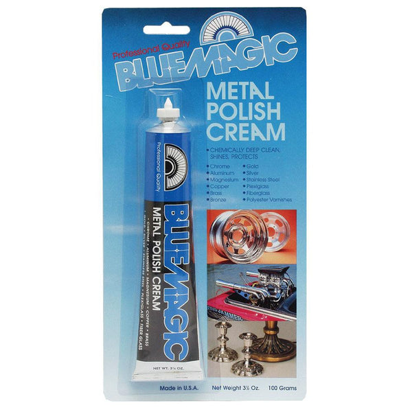 Blue Magic - automotive metal polishing cream, This company…