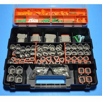 DEUTSCH 448 PCS DT Connector Kit & Tools, 14-16AWG Closed Barrel Contacts