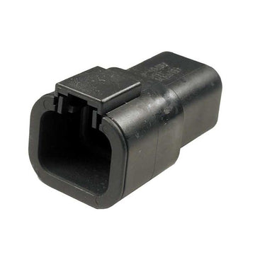 DEUTSCH DTP04-4P-E004 DTP 4-Pin Black Male Connector