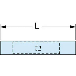 3M Butt Connector, Nylon Insulated Seamless 14-16 AWG, 62-SN-A (-40 to 105 °C)