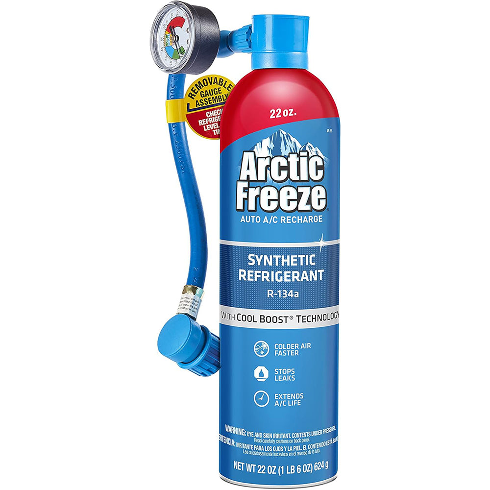 Arctic Freeze AF22CA Ultra Synthetic Automotive Refrigerant 134A, 22 oz