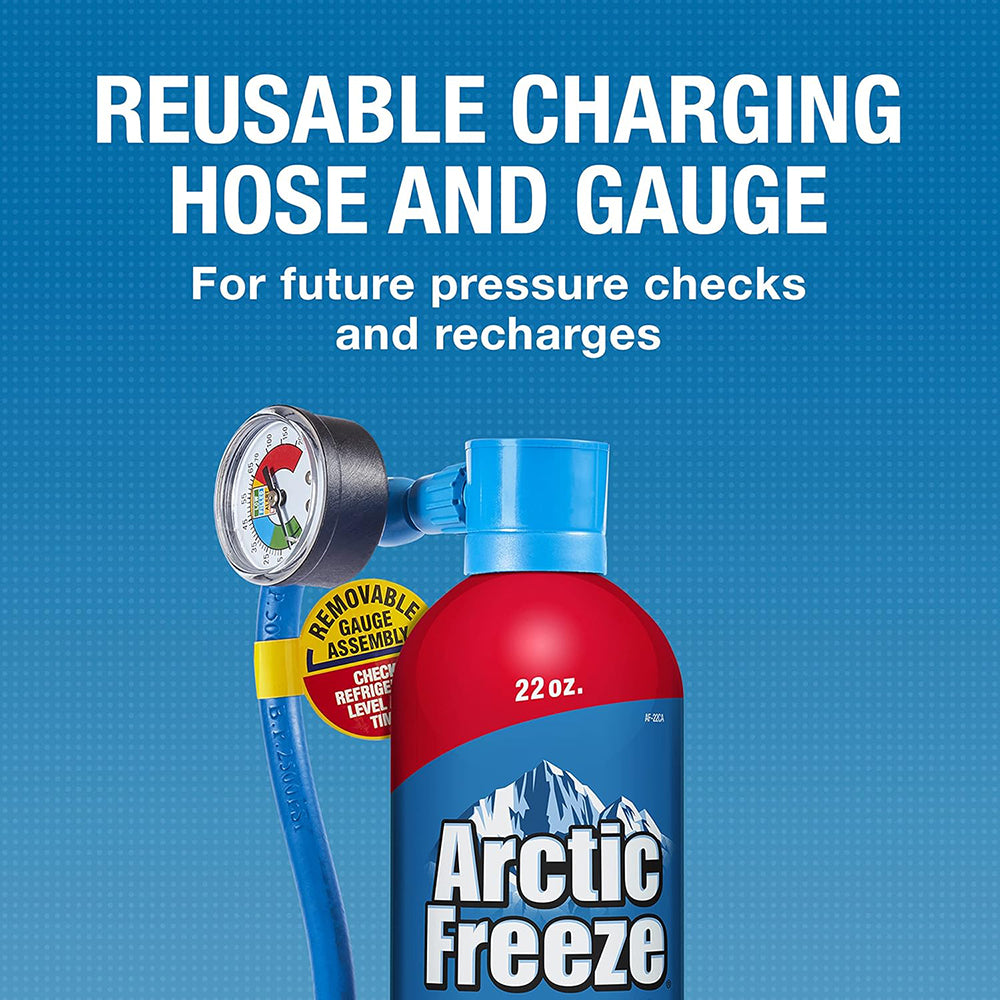 Arctic Freeze AF22CA Ultra Synthetic Automotive Refrigerant 134A, 22 oz