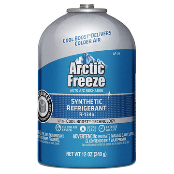 Arctic Freeze AF-3V Auto A/C Recharge Synthetic Refrigerant Freon R-134a, 12 oz