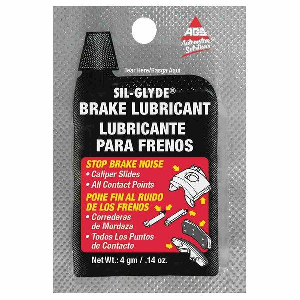 AGS BK-1 Sil-Glyde Silicone Brake Lubricant, Pouch, 4 g