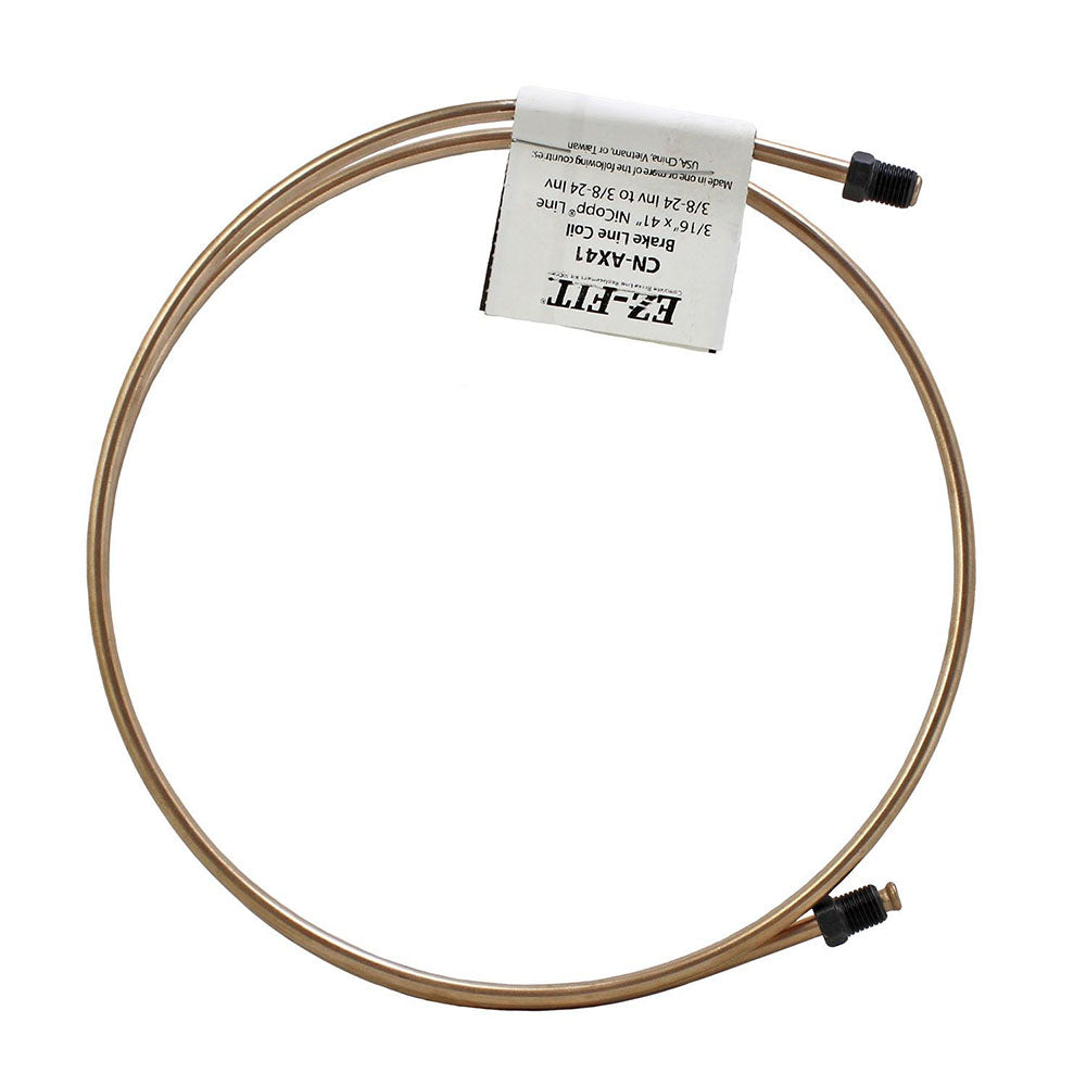 AGS CN-AX 41 EZ-Fit NiCopp Brake Line Coil 3/16 x 41 in Axle