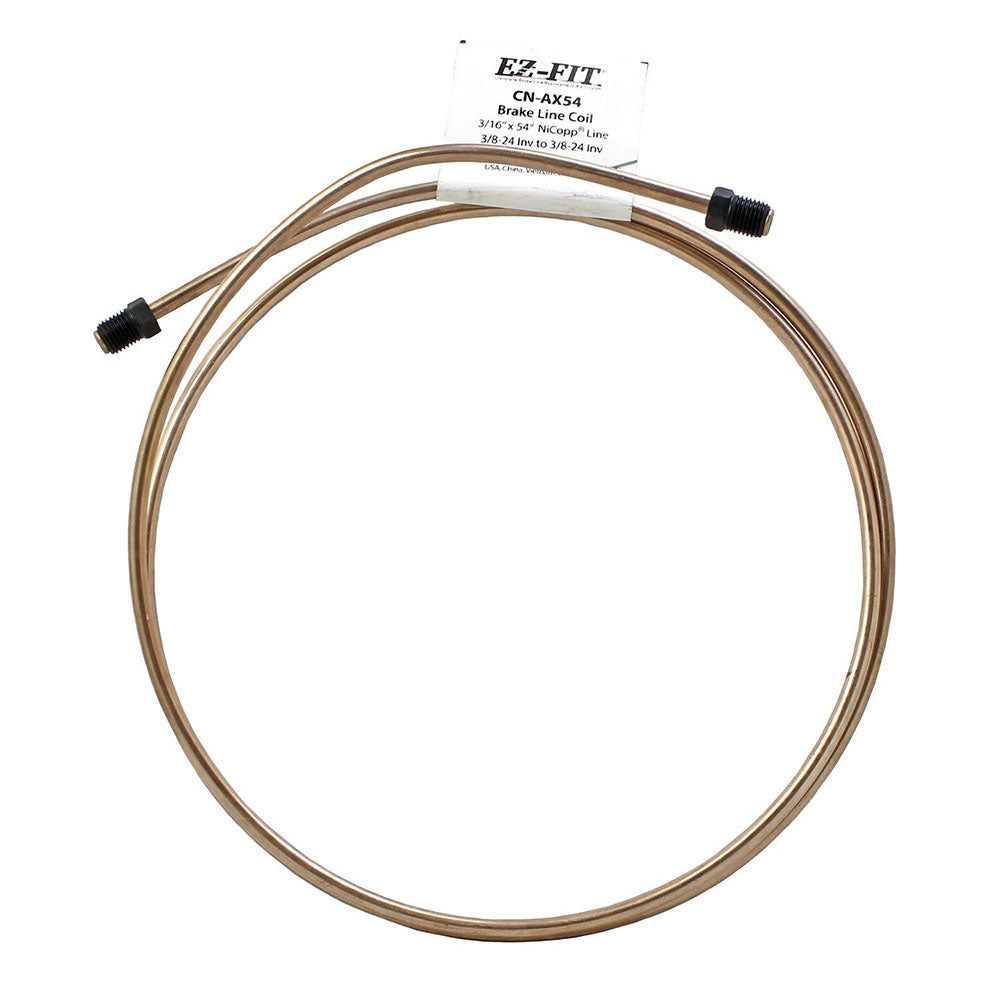 AGS CN-AX 54 EZ-Fit NiCopp Brake Line Coil 3/16 x 54 Axle