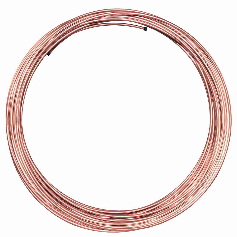 AGS CNC-4100 NiCopp Nickel/Copper Brake Line Tubing Coil, 1/4 X 100 Ft