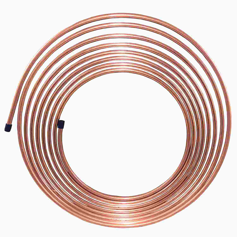 AGS CNC-525 NiCopp Nickel/Copper Brake/Fuel/Transmission Line Tubing Coil, 5/16 X 25 Ft