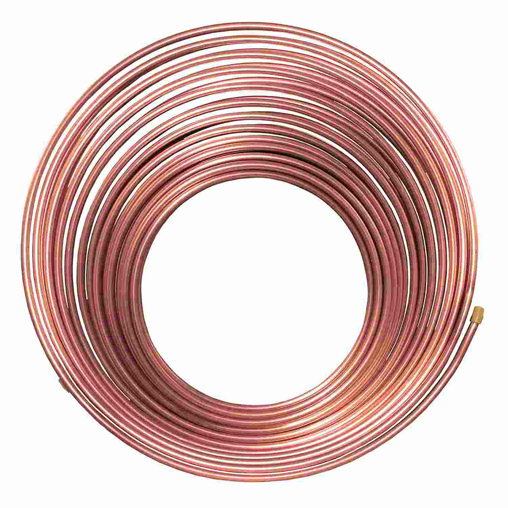 AGS CNC-6100 NiCopp Nickel/Copper Brake/Fuel/Transmission Line Tubing Coil, 3/8 X 100 Ft