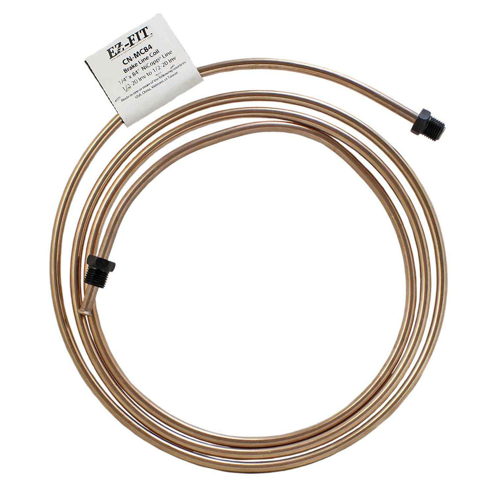 AGS CN-MC 84 EZ-Fit NiCopp Brake Line Coil 1/4 x 84 in Master Cylinder