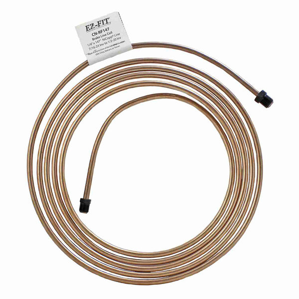 AGS CN-RF 147 Ez-Fit Nicopp Brake Line Coil 1/4 X 147 in Right Front