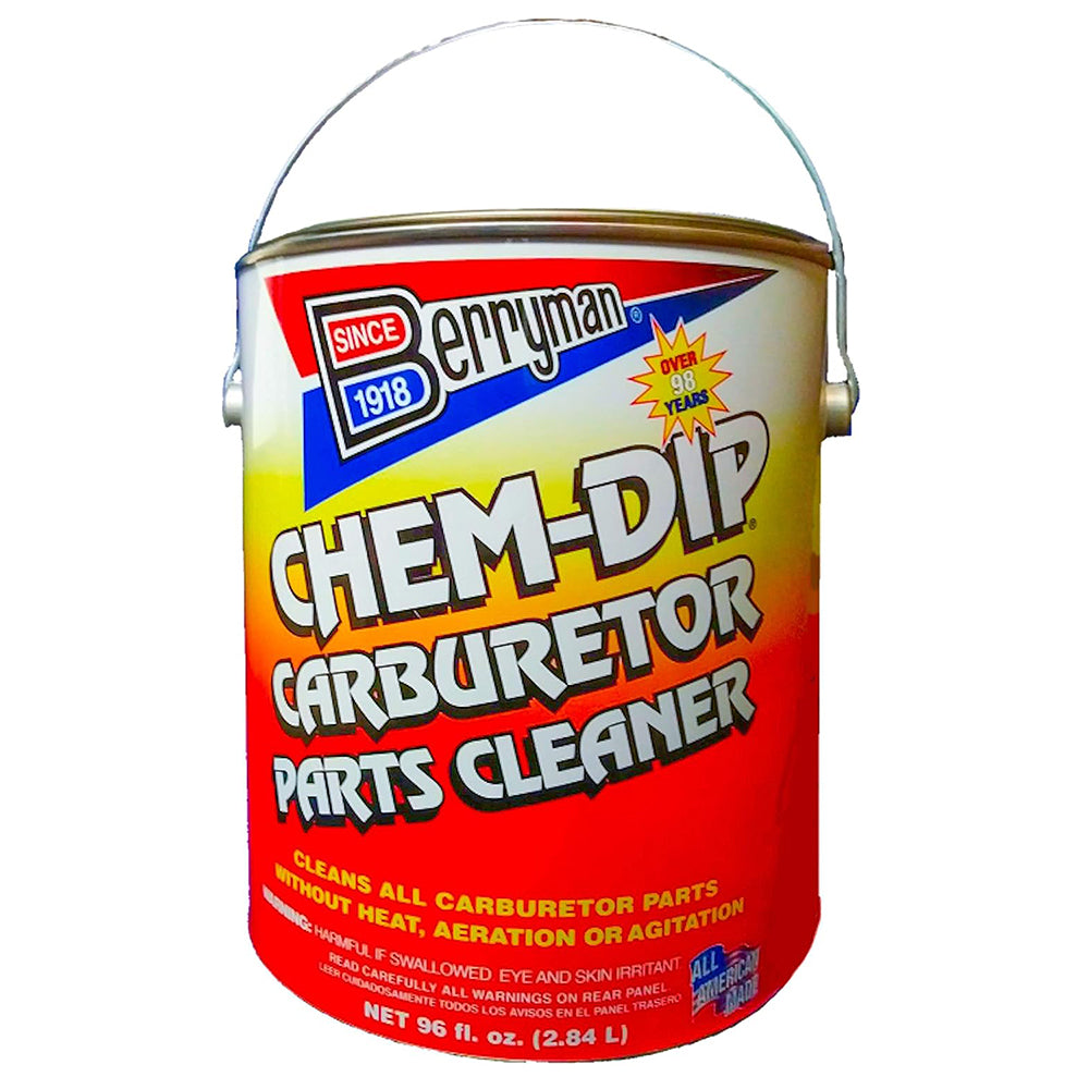 BERRYMAN 0996-ARM CHEM-DIP Parts Cleaner with Basket and Armlock, 3/4-Gallon Pail