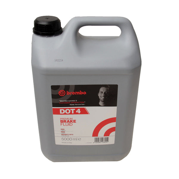 Brembo L04050 DOT 4 Brake Fluid, 5 Liter