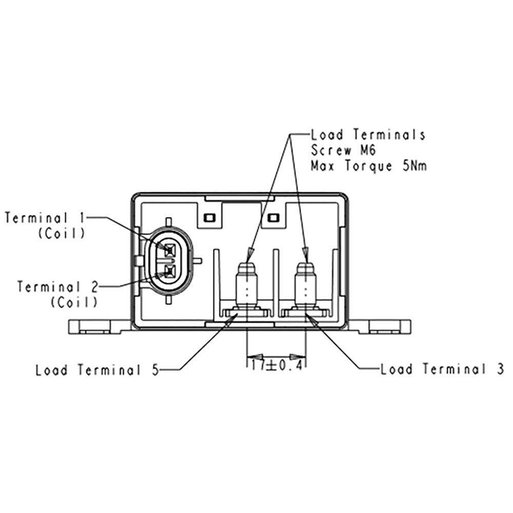 Bosch 0332002159 Normal Open Power Relays, 12 V, 100 A, 4 Contacts, Resistor