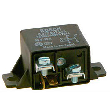 Bosch 0332002258 Normal Open Power Relays, 24V, 50A, Resistor (Check alternative model 0332002259)