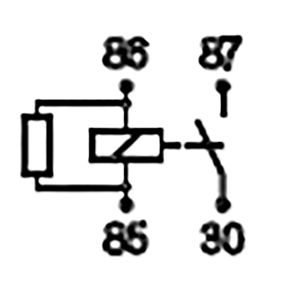Bosch 0332002258 Normal Open Power Relays, 24V, 50A, Resistor (Check alternative model 0332002259)