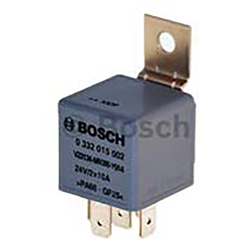 Bosch 0332015002 Normal Open Mini Relay, 5 Pins 24V 2x10 A