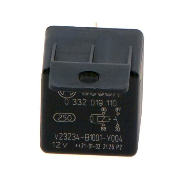 Bosch 0332019110 Normal Open Mini Relays - 4 Pins, 12 V, 30 A