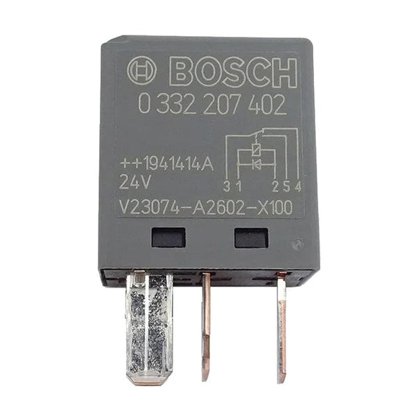 BOSCH 0332207402 Changeover Micro Relay, 5 Pins, 24 V, 10/15 A, Diode