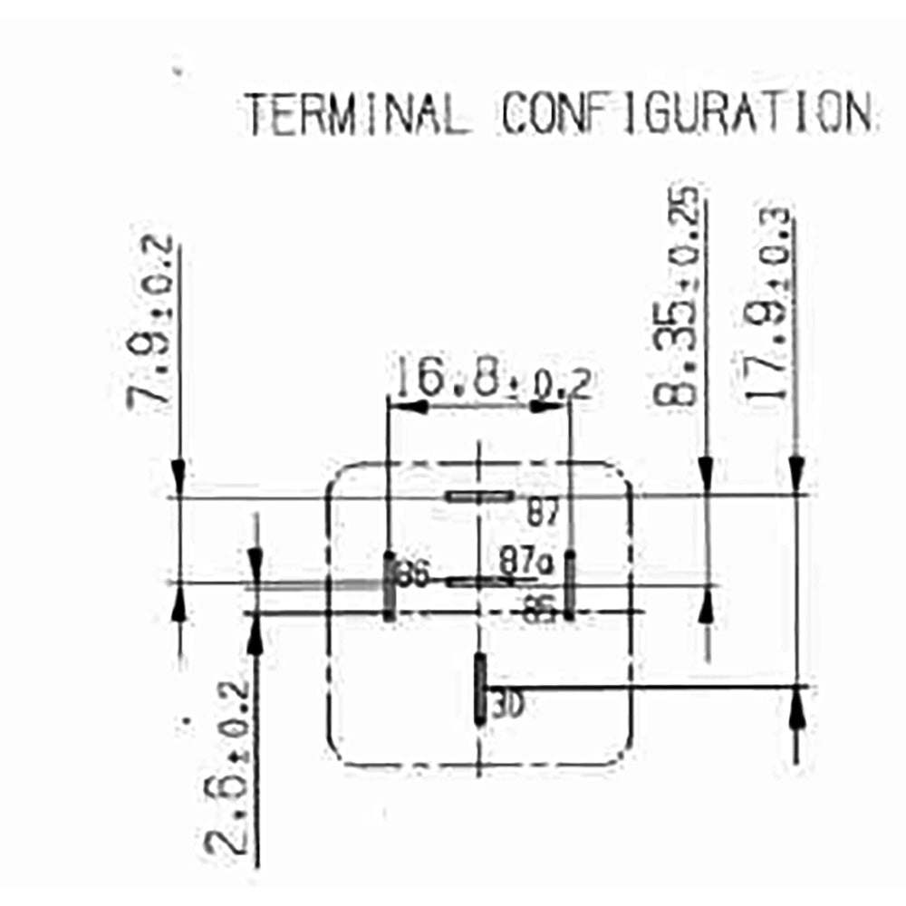 Bosch 0332209151 Change Over Mini Relay, 12 V, 30/20 A, 5 Pins (Superseded by 0986332401)