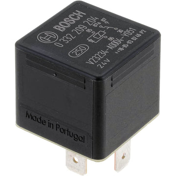 Bosch 0332209204 Changeover Mini Relay, Diode, 5 Pins, 24 V, 20/10 A (superseded by the 0986332403)