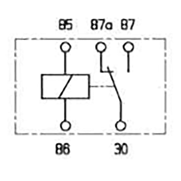 BOSCH 0332209211 Changeover Mini Relay, 5 Pins, 24 V, 20/10 A (SUPERSEDED BY 0986332405)