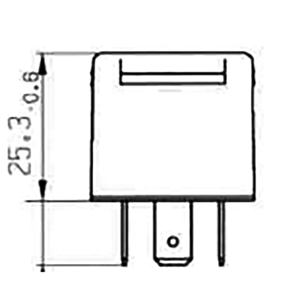 BOSCH 0332209211 Changeover Mini Relay, 5 Pins, 24 V, 20/10 A (SUPERSEDED BY 0986332405)