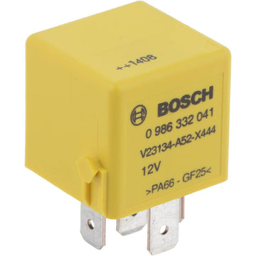 BOSCH 0986332041 Changeover Mini Relay, Resistor, 5 Pins, 12 V, 40A