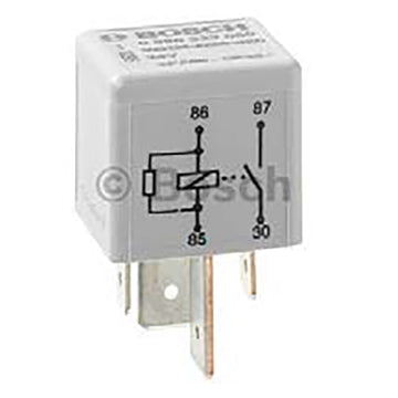 Bosch 0986332050 Normal Open Power Relay, Resistor, 12V, 70A, IP54