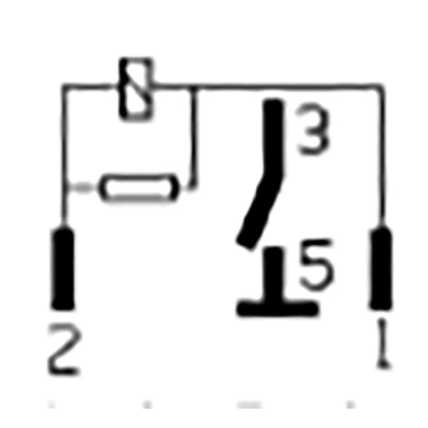 Bosch 0986332050 Normal Open Power Relay, Resistor, 12V, 70A, IP54