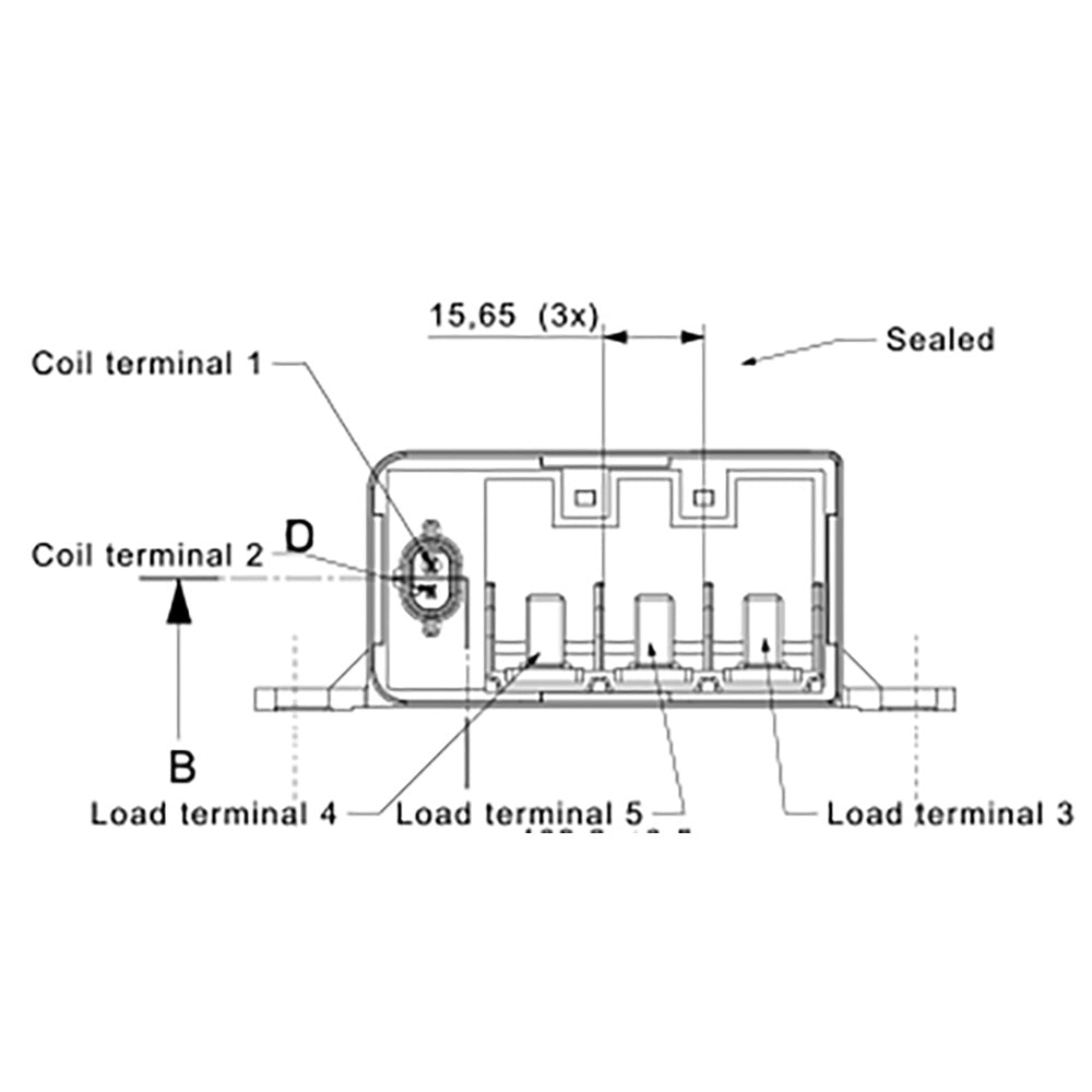 Bosch 0986332087 Changeover Power Relays - 5 Contacts, 12 V, 150 A