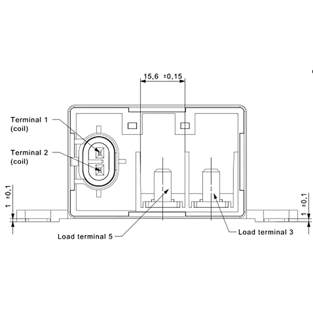 Bosch 0986332091 Normal Open Power Relay - 24 V, 150 A