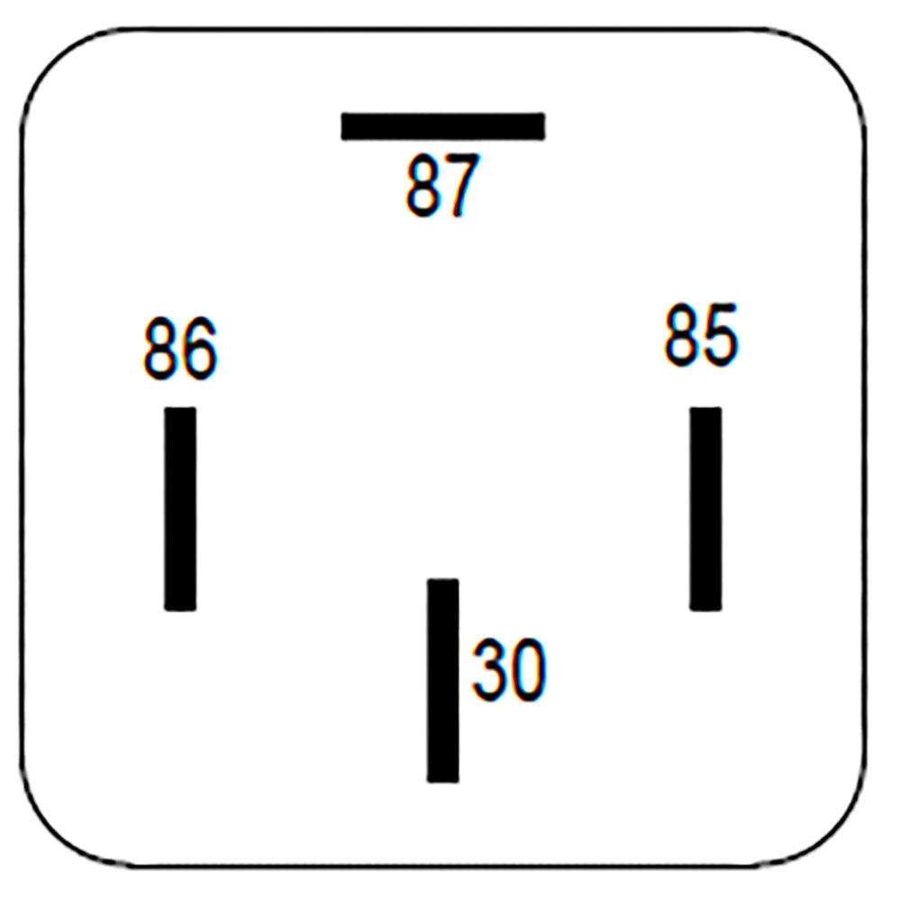 BOSCH 0986332210 Normal Close Mini Relay - 4 Pins, 12 V, 30A