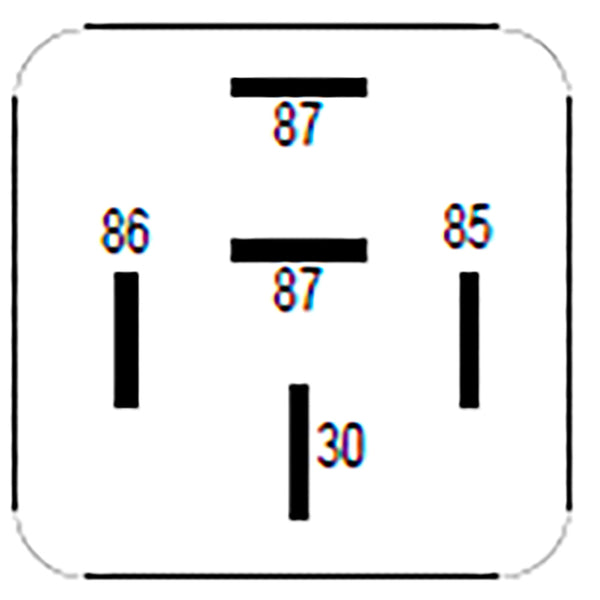 BOSCH 0332209216 Change Over Mini Relay, 5 Pins, 24 V, 20A, Resistor (SUPERSEDE TO 0986332404)