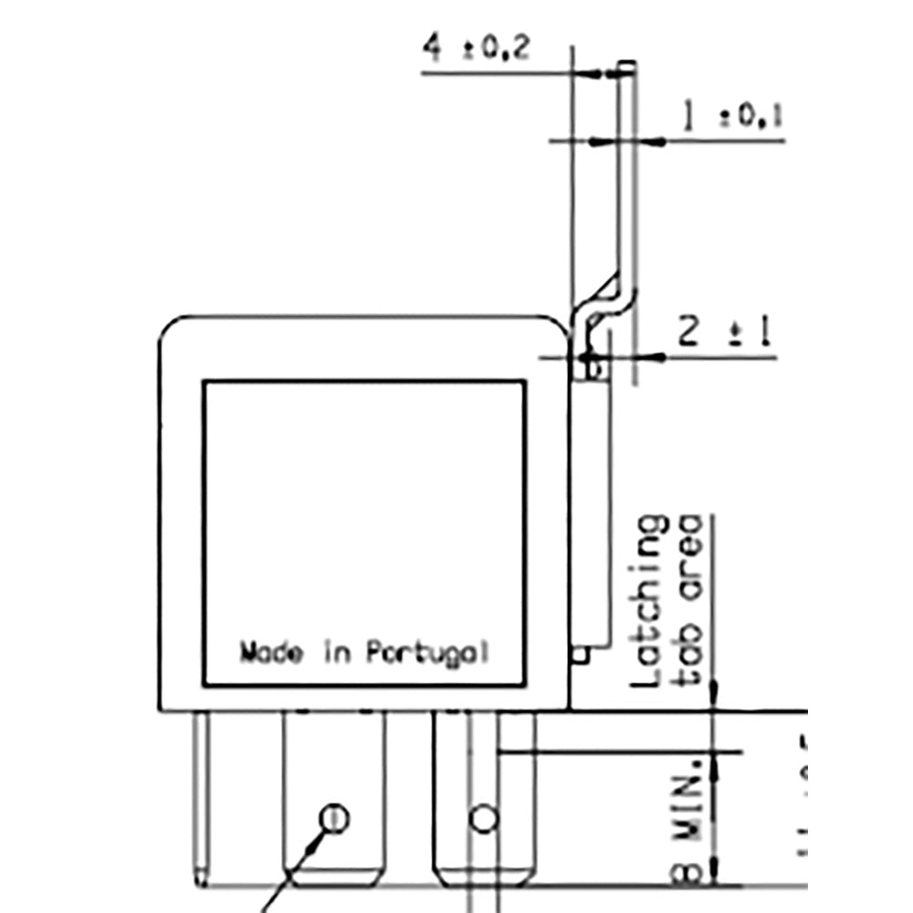 BOSCH 0986332402 Changeover Mini Relay, Diode, 5 Pins, 12 V, 20/30 A