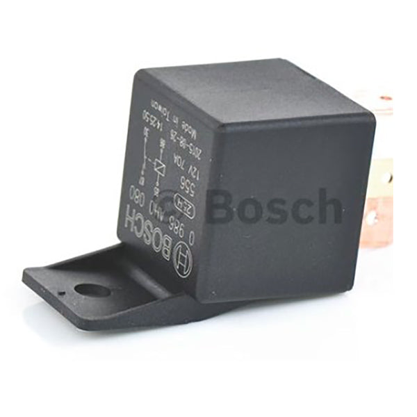 Bosch 0986AH0080 Normal Open Mini Relay, 4 Pins, 12V, 70A