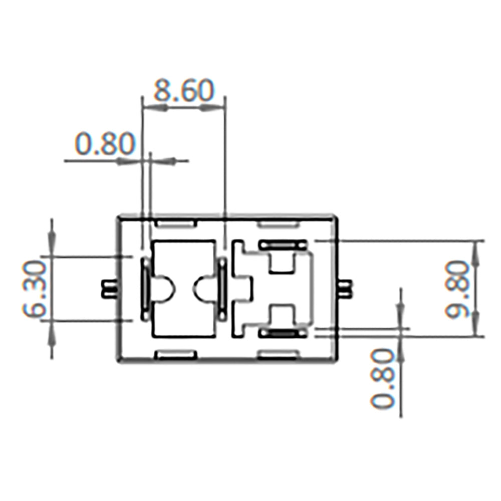 Bosch 0986AH0091 Normal Open Nano Relay, Resistor, 4 Pins 12V 20A