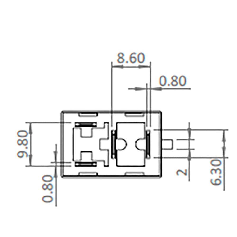 Bosch 0986AH0092 Normal Open Nano Relay, 4 Pins, 12V, 20A, Resistor