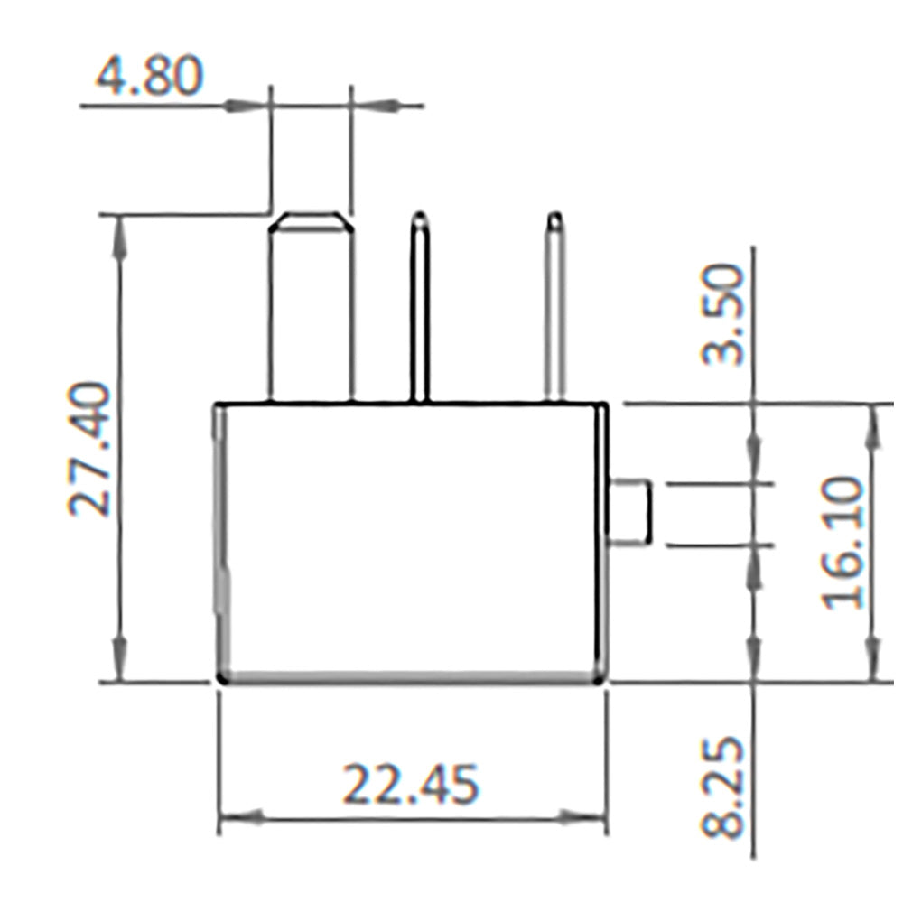 Bosch 0986AH0092 Normal Open Nano Relay, 4 Pins, 12V, 20A, Resistor