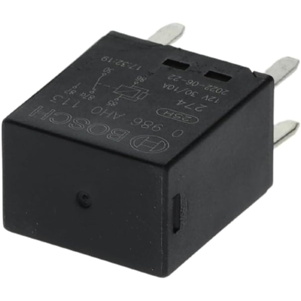 Bosch 0986AH0113 Change Over Micro Relay, 5 Pins 12V 30/10 A, Resistor (GM Footprint)
