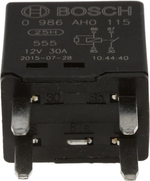 Bosch 0986AH0115 Normal Open Micro Relay, 4 Pins 12V 30A, Resistor (GM Footprint)