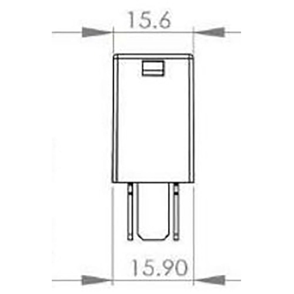 Bosch 0986AH0300 Normal Open Micro Relay, 4 Pins, 12V, 20A, Resistor